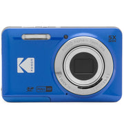 Kodak PIXPRO FZ55 Digital Camera Blue with Lexar 64GB Memory Card