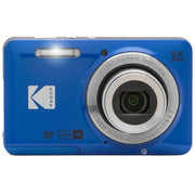 Kodak PIXPRO FZ55 Digital Camera Blue with Lexar 64GB Memory Card