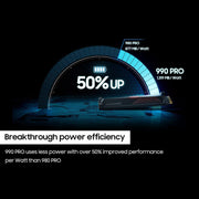 Samsung 990 PRO Heatsink PCIe 4.0 NVMe SSD 1TB (MZ-V9P1T0CW)