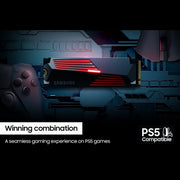Samsung 990 PRO Heatsink PCIe 4.0 NVMe SSD 1TB (MZ-V9P1T0CW)