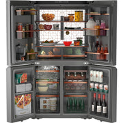 Café 22.9 Cu. Ft. Smart Counter-Depth Quad-Door Refrigerator with Dual-Dispense AutoFill Pitcher CHE23DM5WS5