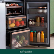 Café 22.9 Cu. Ft. Smart Counter-Depth Quad-Door Refrigerator with Dual-Dispense AutoFill Pitcher CHE23DM5WS5