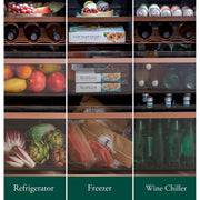 Café 22.9 Cu. Ft. Smart Counter-Depth Quad-Door Refrigerator with Dual-Dispense AutoFill Pitcher CHE23DM5WS5