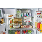 Bosch 36-inch, 21.6 cu. ft. Counter-Depth  French 3-Door Refrigerator with Water and Ice Dispensing System B36CD52SNS