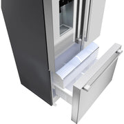 Bosch 36-inch, 21.6 cu. ft. Counter-Depth  French 3-Door Refrigerator with Water and Ice Dispensing System B36CD52SNS