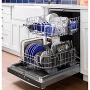 GE ENERGY STAR® Top Control Hybrid Tub Dishwasher with Dry Boost GDT565HSYSS