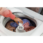 GE 4.5 cu. ft. Capacity Washer with Water Level Control GTW585BPVDG