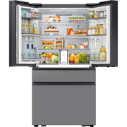 Samsung 36 Inch 23 Cu.Ft. Bespoke AI Counter Depth 4-Door French Door Refrigerator RF90F23BECRAA
