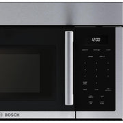 Bosch 30-inch 300 Series Over-The-Range Microwave with Left Side Opening Door HMV3055U
