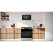 Bosch 30-inch 300 Series Over-The-Range Microwave with Left Side Opening Door HMV3055U