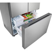 LG 36-inch, 26.5 cu. ft. Counter-Depth MAX™ French 3-Door Refrigerator with Internal Water Dispenser LRFLC2716S