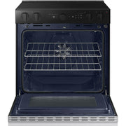 Samsung Bespoke 6.3 cu. ft. Smart Slide-In Electric Range with Air Fry NSE6DG8502SR/AA