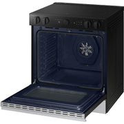 Samsung Bespoke 6.3 cu. ft. Smart Slide-In Electric Range with Air Fry NSE6DG8502SR/AA