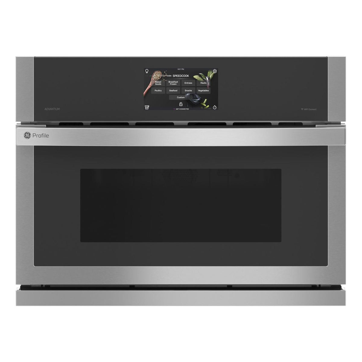 GE Profile 27" Single Wall Oven with 120V Advantium® Technology PSB9100SVSS