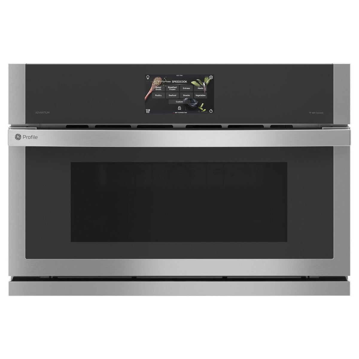 GE Profile 30" Single Wall Oven with 120V Advantium® Technology PSB9120SVSS