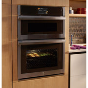 GE Profile 30-inch Combination Double Wall Oven with Advantium® Technology PT9900SWSS