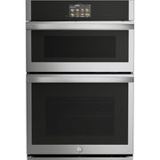 GE Profile 30-inch Combination Double Wall Oven with Advantium® Technology PT9900SWSS