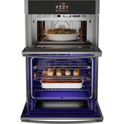 GE Profile 30-inch Combination Double Wall Oven with Advantium® Technology PT9900SWSS