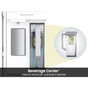 Samsung Bespoke 29 cu. ft. 4-Door French Door Refrigerator with Inner Beverage Center™ RF70F29DER/AA