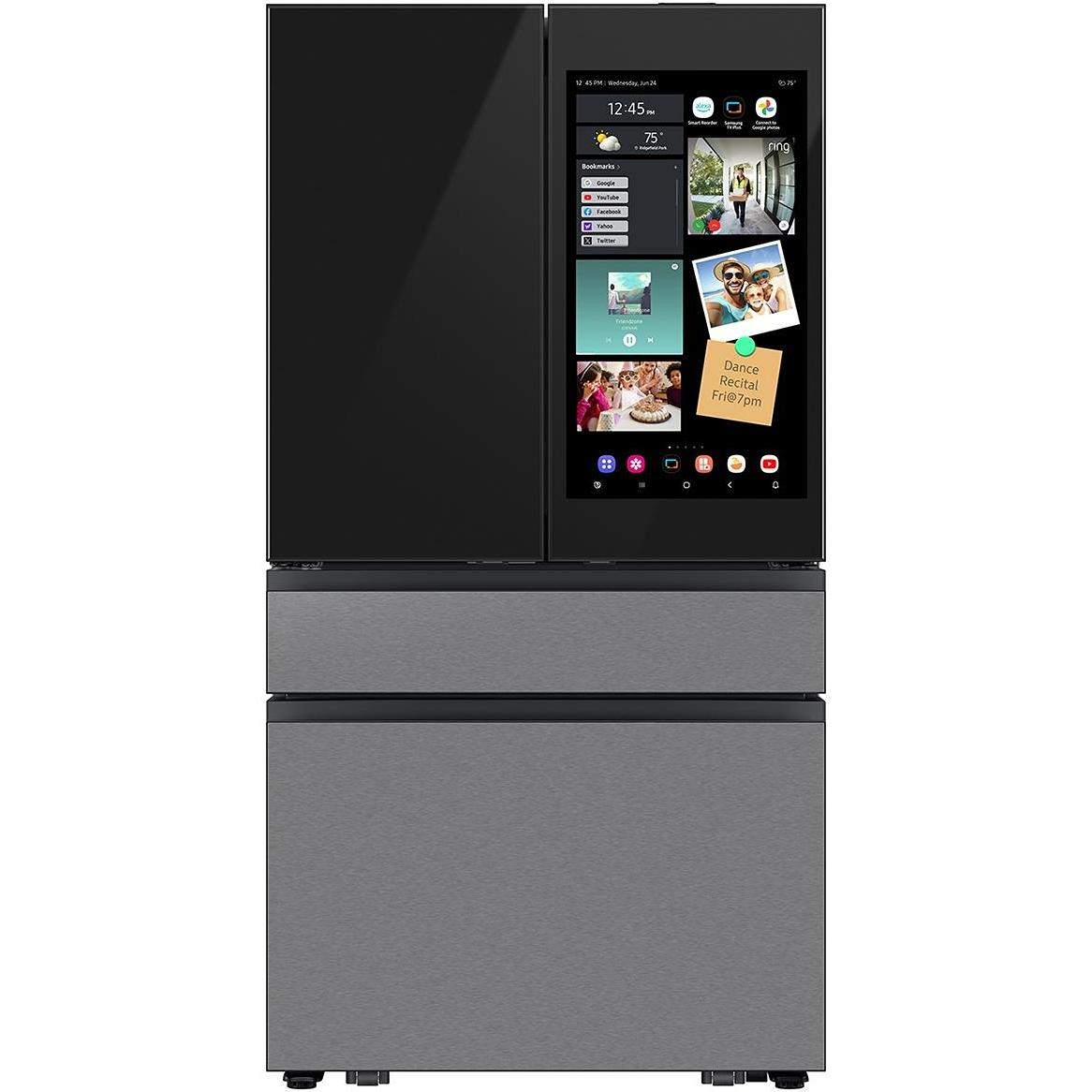 Samsung 36-inch, 29 cu. ft. 4-Door French Door Refrigerator with AI Family Hub™ RF90F29AECR/AA