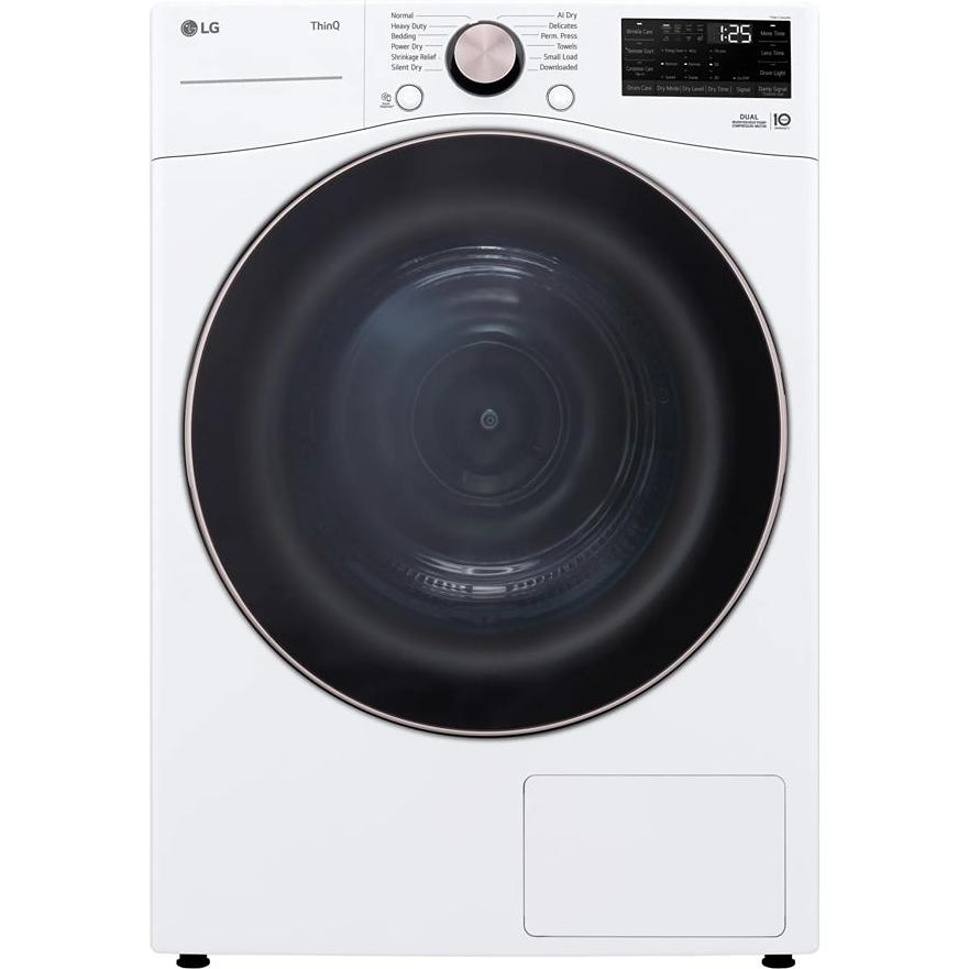 LG 7.8 cu.ft. Electric Dryer with Dual Inverter HeatPump™ Technology DLHC4002W