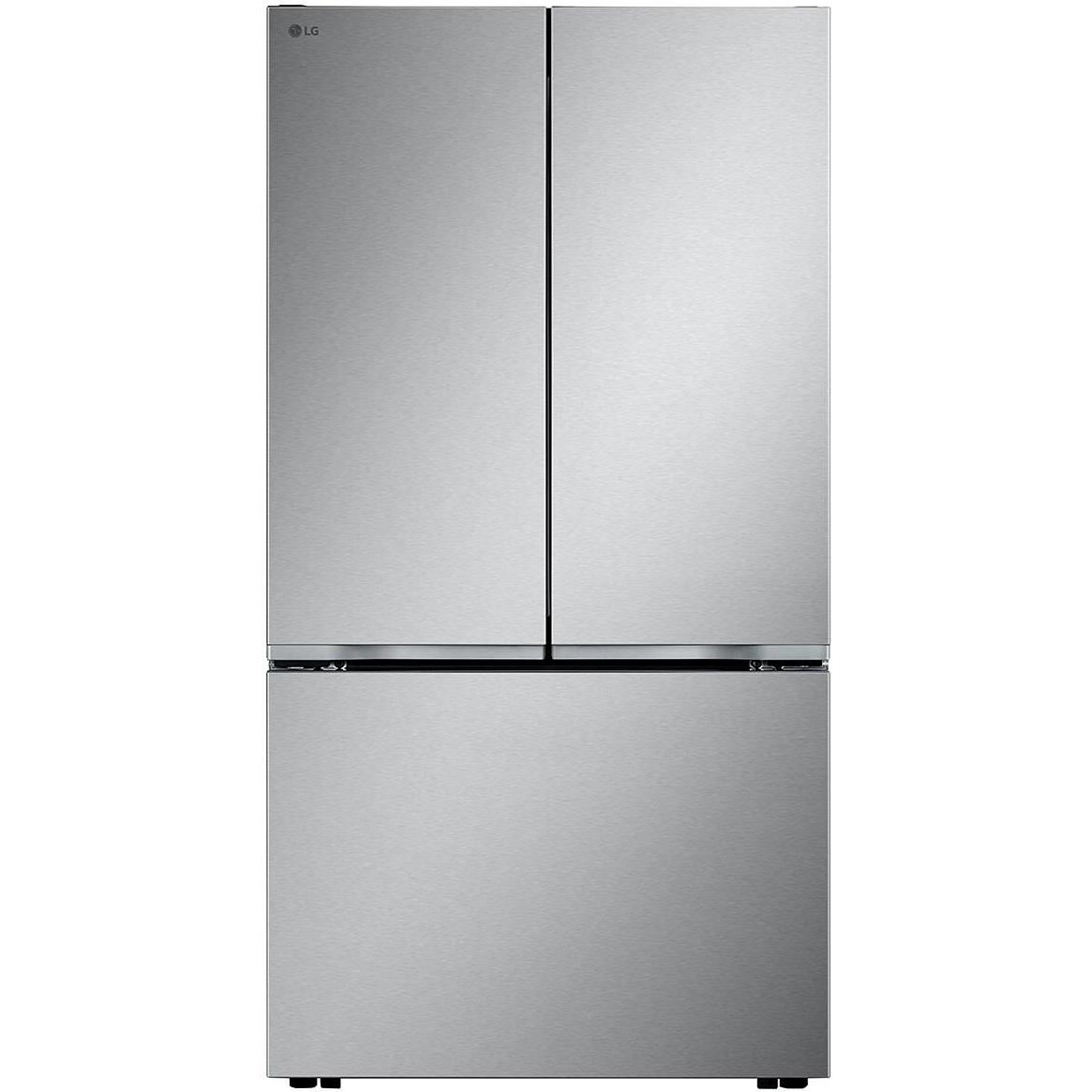 LG 36-inch, 25 cu. ft Counter-Depth French 3-Door Refrigerator with Ice Maker and Water Dispenser LF25Z6211S
