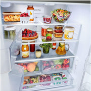 LG 36-inch, 25 cu. ft Counter-Depth French 3-Door Refrigerator with Ice Maker and Water Dispenser LF25Z6211S