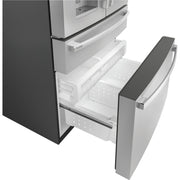 GE Profile 36-inch, 22.4 cu. ft. Counter-Depth French 4-Door Refrigerator with Wi-Fi PXD22BYPFS