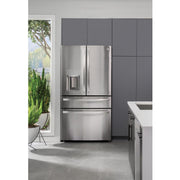 GE Profile 36-inch, 22.4 cu. ft. Counter-Depth French 4-Door Refrigerator with Wi-Fi PXD22BYPFS