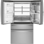 GE Profile 36-inch, 22.4 cu. ft. Counter-Depth French 4-Door Refrigerator with Wi-Fi PXD22BYPFS