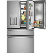 GE Profile 36-inch, 22.4 cu. ft. Counter-Depth French 4-Door Refrigerator with Wi-Fi PXD22BYPFS