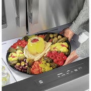 GE Profile 36-inch, 22.4 cu. ft. Counter-Depth French 4-Door Refrigerator with Wi-Fi PXD22BYPFS
