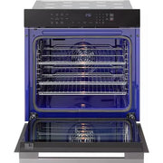 LG 3.0 cu. ft. Smart Compact Wall Oven with True Convection and Air Fry WSED3023B