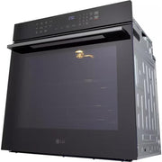 LG 3.0 cu. ft. Smart Compact Wall Oven with True Convection and Air Fry WSED3023B