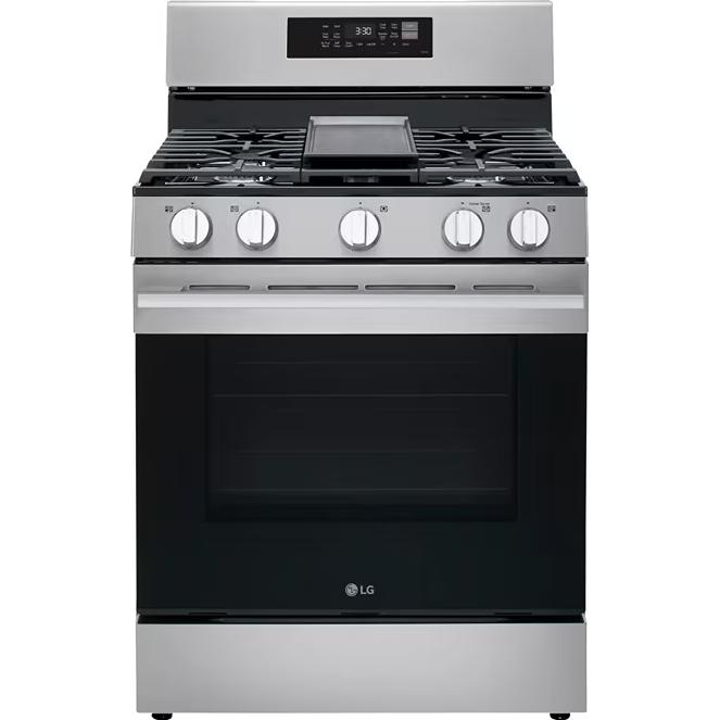 LG 30-inch Smart Gas Range with Air Fry LRGN6323Y