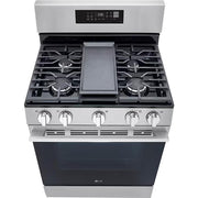 LG 30-inch Smart Gas Range with Air Fry LRGN6323Y
