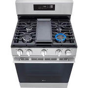 LG 30-inch Smart Gas Range with Air Fry LRGN6323Y