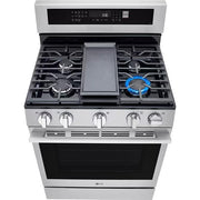 LG 30-inch Smart Gas Range with Air Fry LRGN6325X