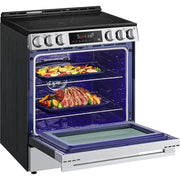 LG 30-inch Smart Electric Slide-In Range with Air Fry LSEL6333XE