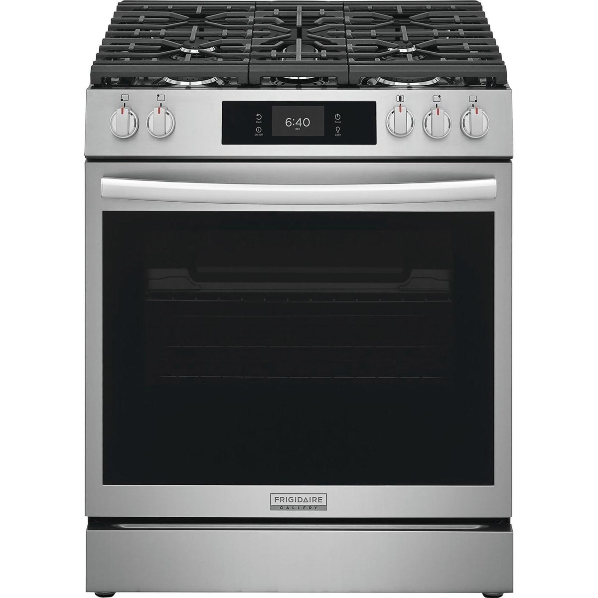Frigidaire Gallery 30-inch Gas Range with Stone-Baked Pizza GCFG3070BF
