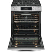 Frigidaire Gallery 30-inch Gas Range with Stone-Baked Pizza GCFG3070BF