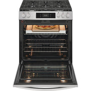 Frigidaire Gallery 30-inch Gas Range with Stone-Baked Pizza GCFG3070BF
