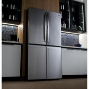 GE Profile 22.9 Cu. Ft. 4-Door Refrigerator with Dual-Dispense AutoFill Pitcher PHD23BYWFS