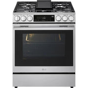 LG 30-inch Slide-In Gas Range with Air Fry LSGL6337X