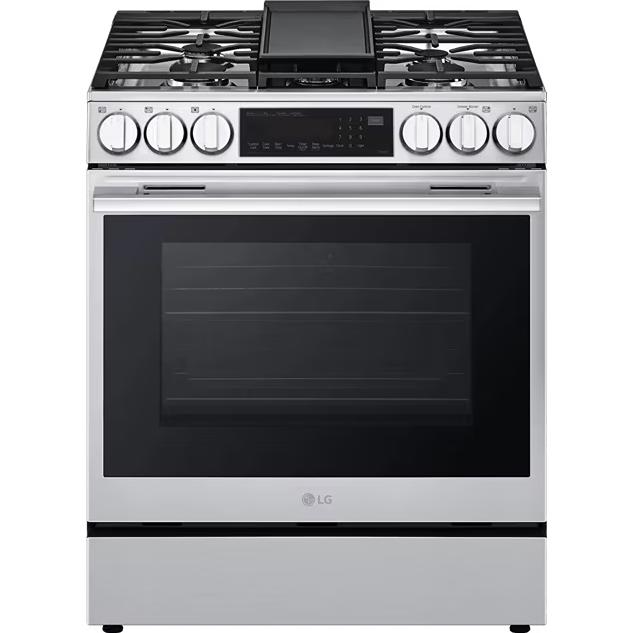 LG 30-inch Slide-In Gas Range with Air Fry LSGL6335X