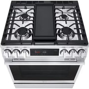 LG 30-inch Slide-In Gas Range with Air Fry LSGL6335X