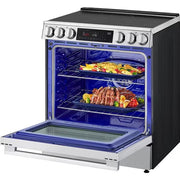 LG 6.3 cu. ft. Smart Induction Slide-In Range with ProBake Convection® and InstaView® LSIL6336XE