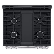 LG 5.8 cu.ft. Smart Gas Single Oven Slide-in Range with Air Fry LSGL5833X