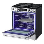 LG 5.8 cu.ft. Smart Gas Single Oven Slide-in Range with Air Fry LSGL5833X