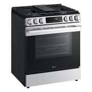 LG 5.8 cu.ft. Smart Gas Single Oven Slide-in Range with Air Fry LSGL5833X